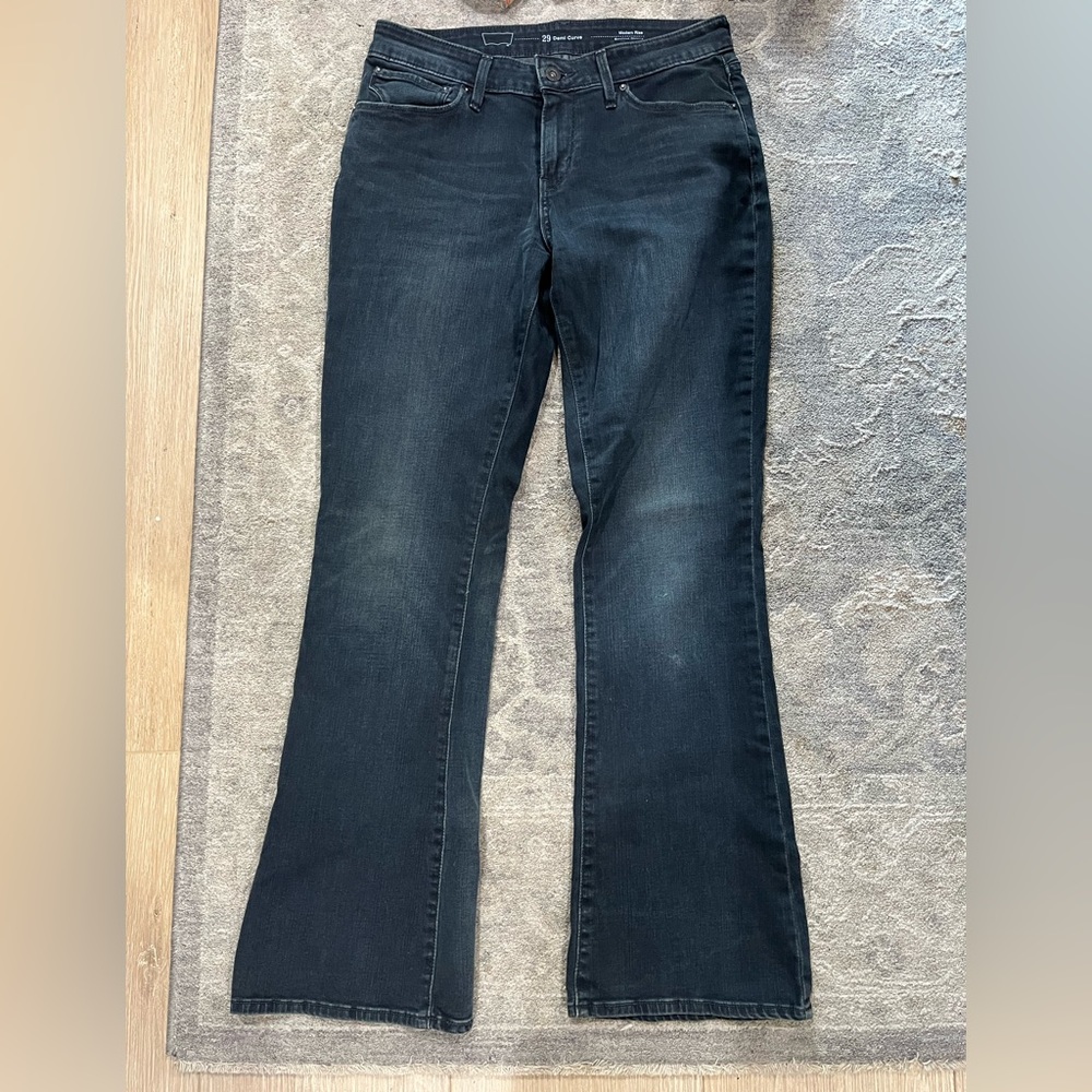 Women’s Levi’s Bootcut Skinny Denim Jeans 29 Demi Curve Modern Rise